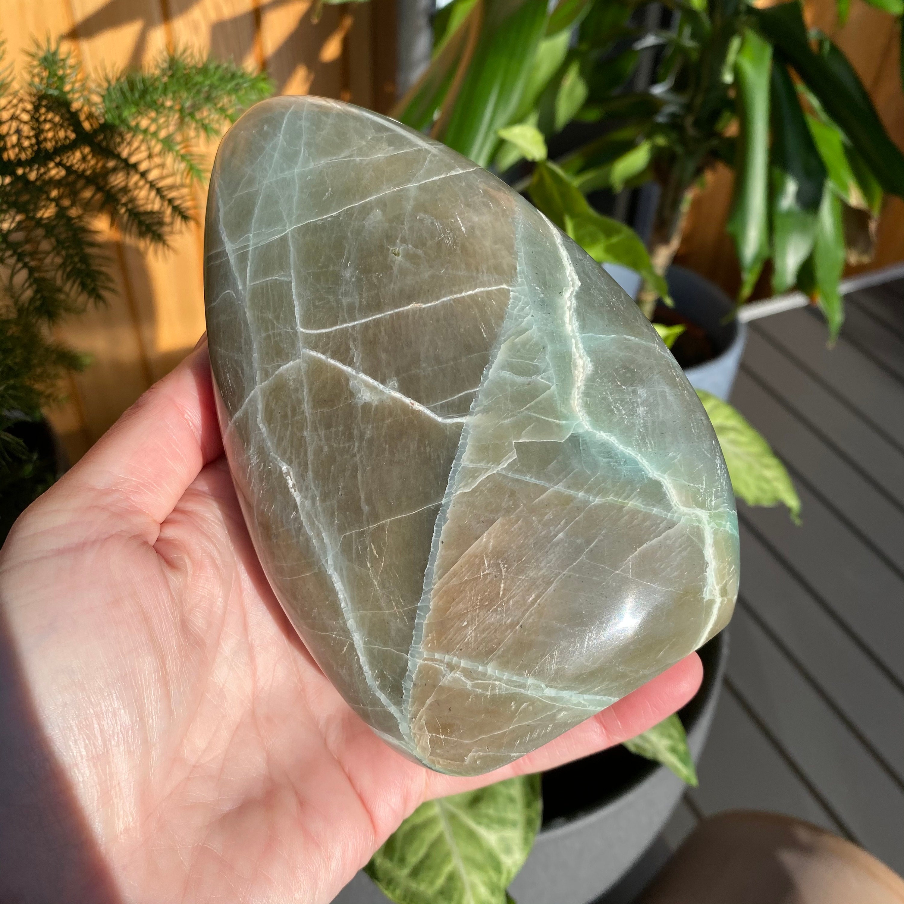 置物 Garnierite Freeform Garnierit Großer Freeform Stehender Edelstein - Kristall - Etsy.de