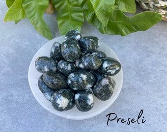 Moussa Minerals Preseli Bluestone Pendant Spiritual Meaning Preseli Bluestone Tu