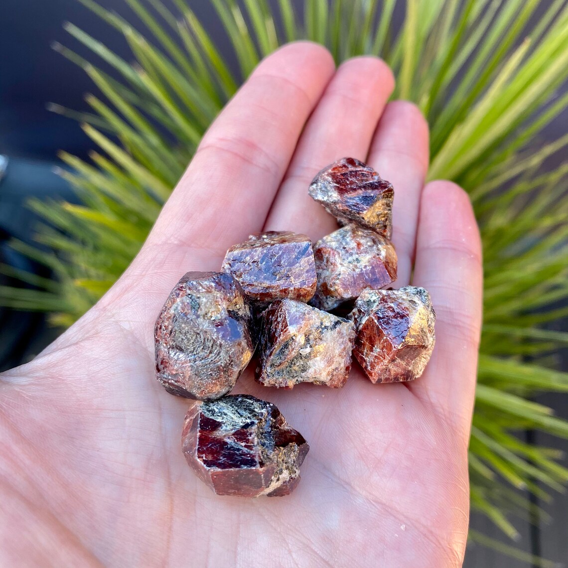 Beautiful Red Zircon crystal Raw Natural Crystal specimen Etsy