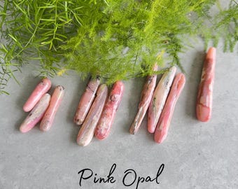 Pink Opal Tumbled Sticks - Crystal - Gemstone - Choose Size
