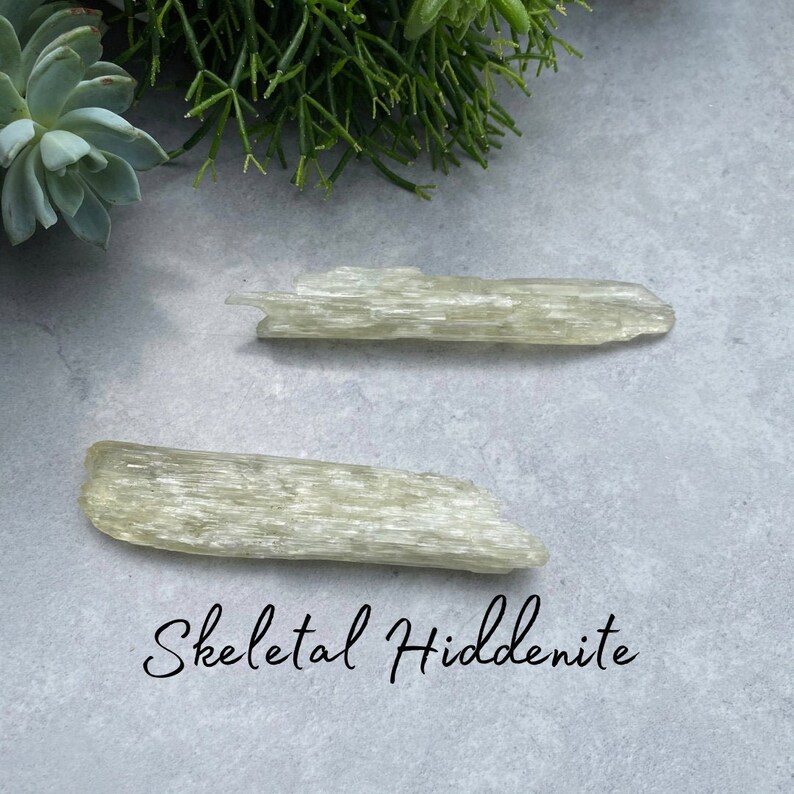 Skeletal Hiddenite - Raw Crystal - Natural Rough Gemstone - Etsy