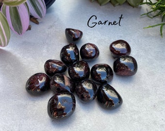 Garnet Polished Pebble A+ - Tumbled Gemstone