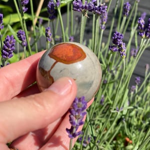 Polychrome Jaspis Kugel 42mm - Edelstein