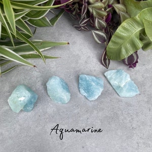 Aquamarine Raw Natural Crystal - Rough Gemstone