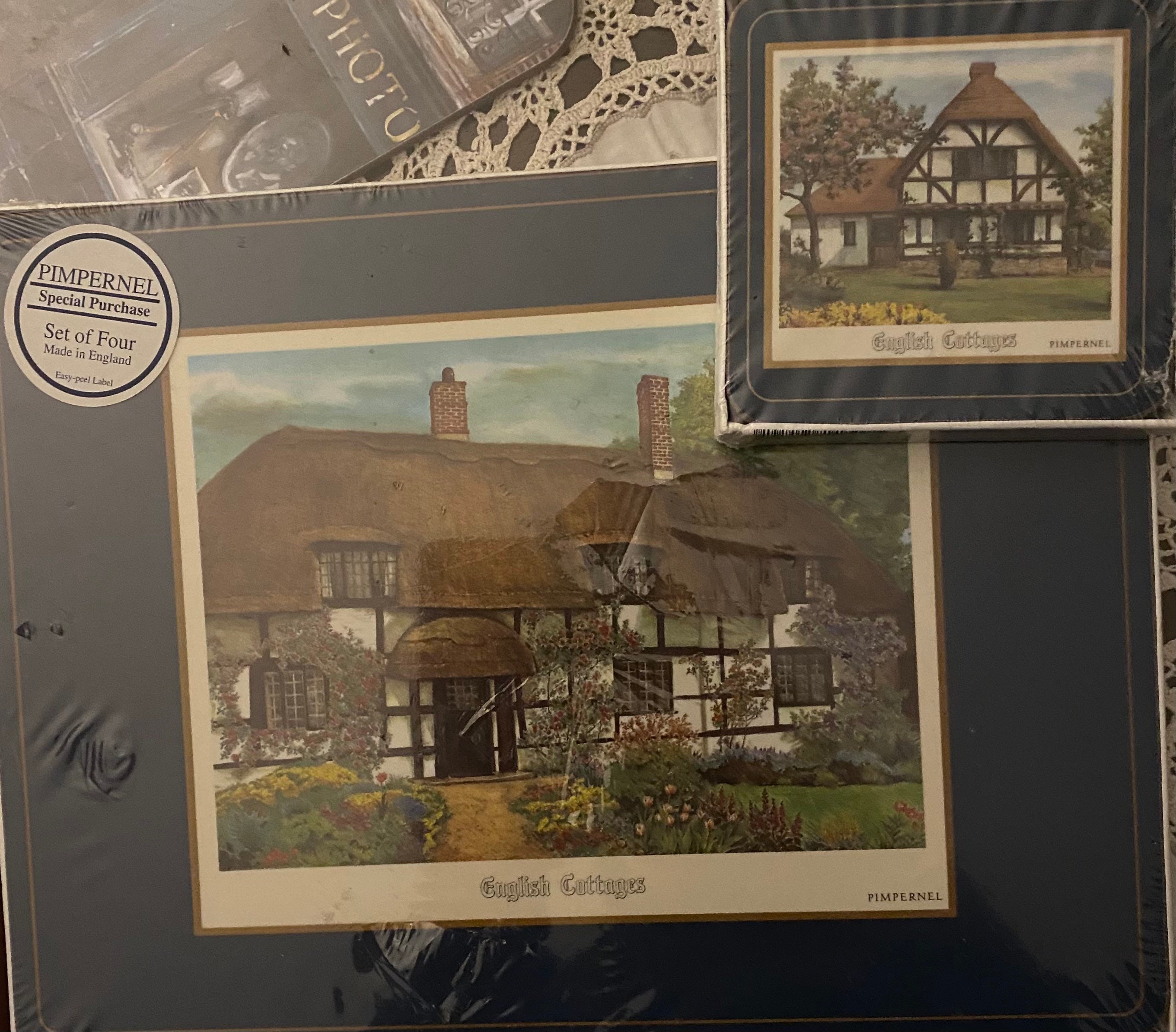 Vintage Pimpernel Deluxe Finish Set 4 Placemats with Etsy