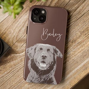 Custom Pet Photo Phone Case: Personalized Dog & Cat Portrait