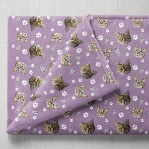 Personalized Cat Photo Blanket: Custom Pet Lover Gift Bild 4