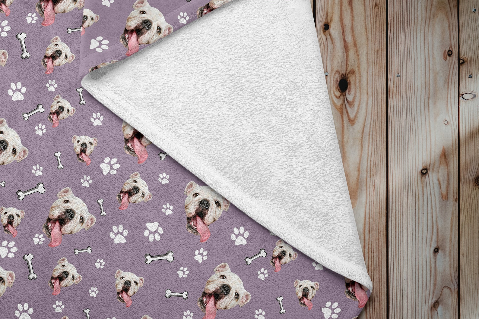 Personalized Dog Face Blanket Custom Dog Lover Sofa Throw Etsy