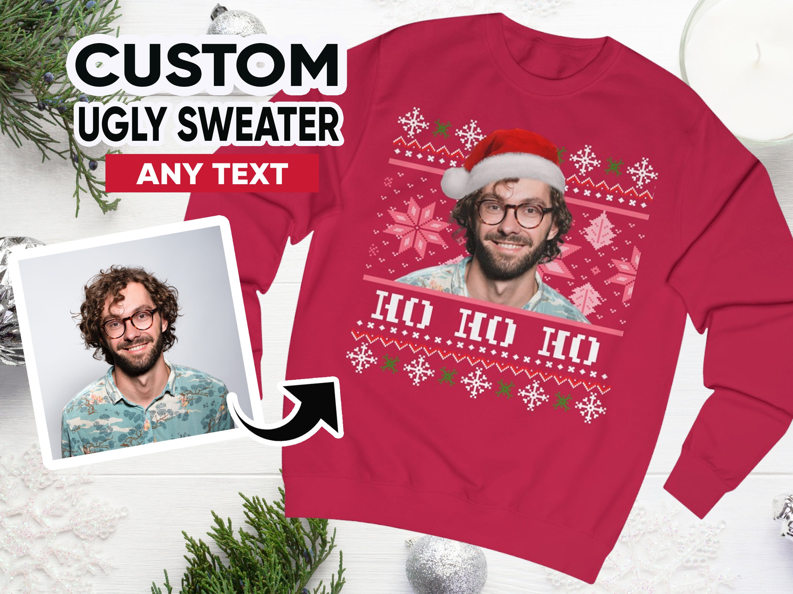 Custom Ugly Sweater - Etsy