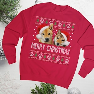 Custom Face Ugly Christmas Sweater: Personalized Photo Pullover
