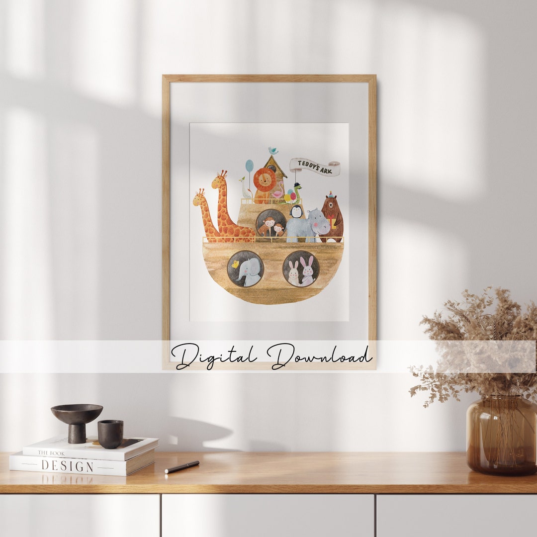 DIGITAL DOWNLOAD Bible Verse Wall Art Christian Nursery Art Baptism ...