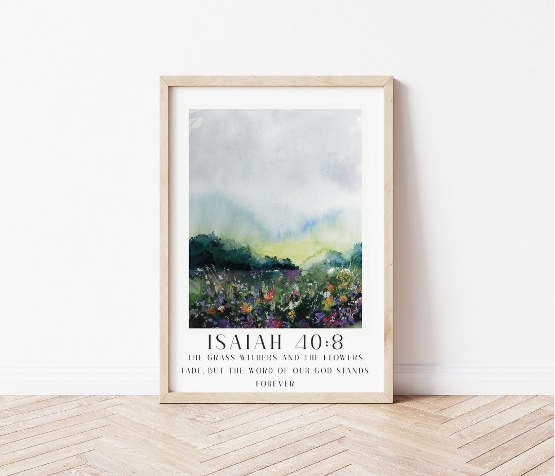 Modern Scripture Print Bible Verse Wall Art Modern Christian Home Decor ...