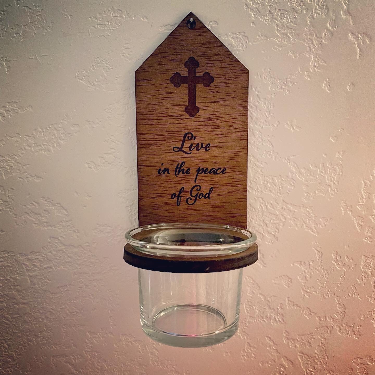 Fuente de agua bendita / Fuente de agua católica / Decoración - Etsy España