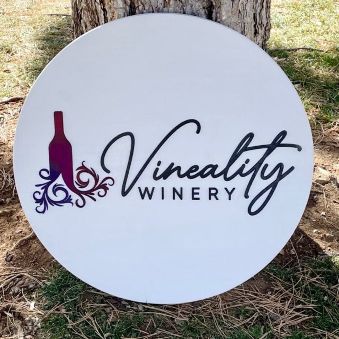 18 Inch / / Business Logos / Custom Wooden Sign / Laser-cut Sign / Wood ...