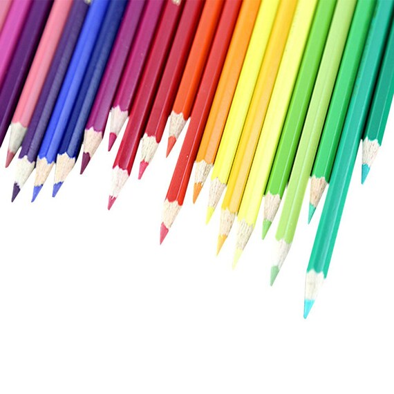 24 Colors Professional Oil Color Wooden Pencil Drawing Graffiti Pencils B7I1 