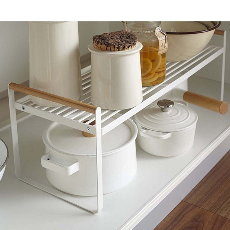 Storage Shelf Organizer Expandable Stackable Kitchen Etsy