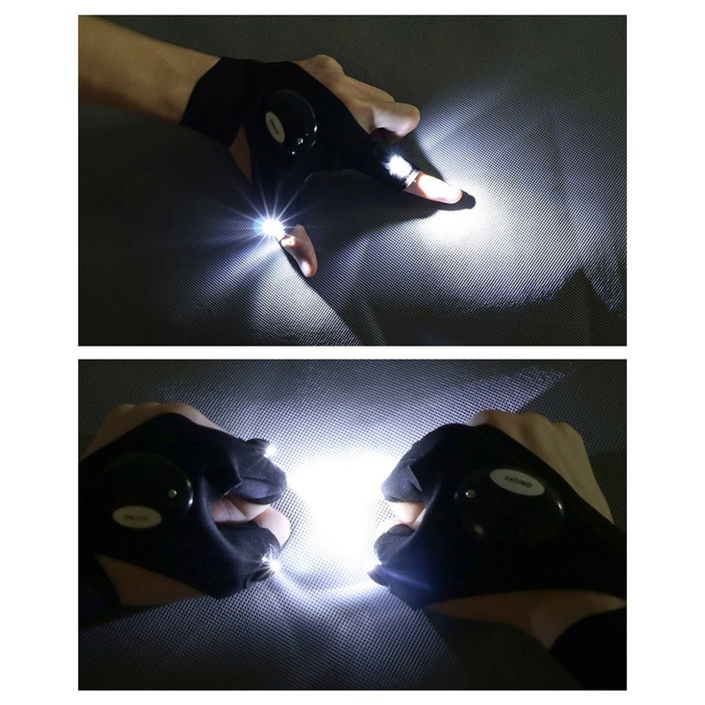 1 Piece Right/Left Hand Night Fishing Glove With LED Light Etsy