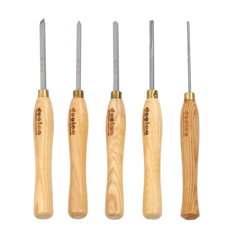 5PCS Woodworking Turning Tool Woodturning Tool Set Lathe Tools Etsy