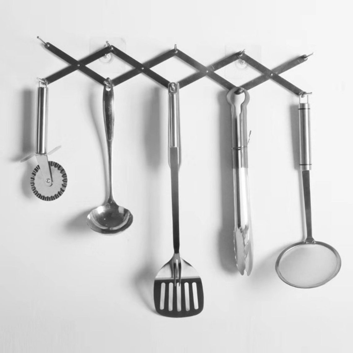 Kitchen Utensil Organizer Stainless Steel Pot Lid Plate Holder Etsy