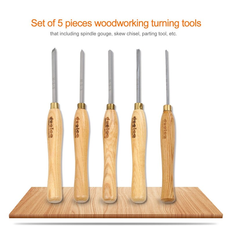 5PCS Woodworking Turning Tool Woodturning Tool Set Lathe Tools Etsy