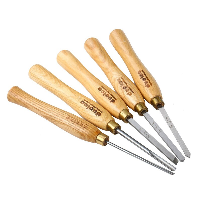 5PCS Woodworking Turning Tool Woodturning Tool Set Lathe Tools Etsy