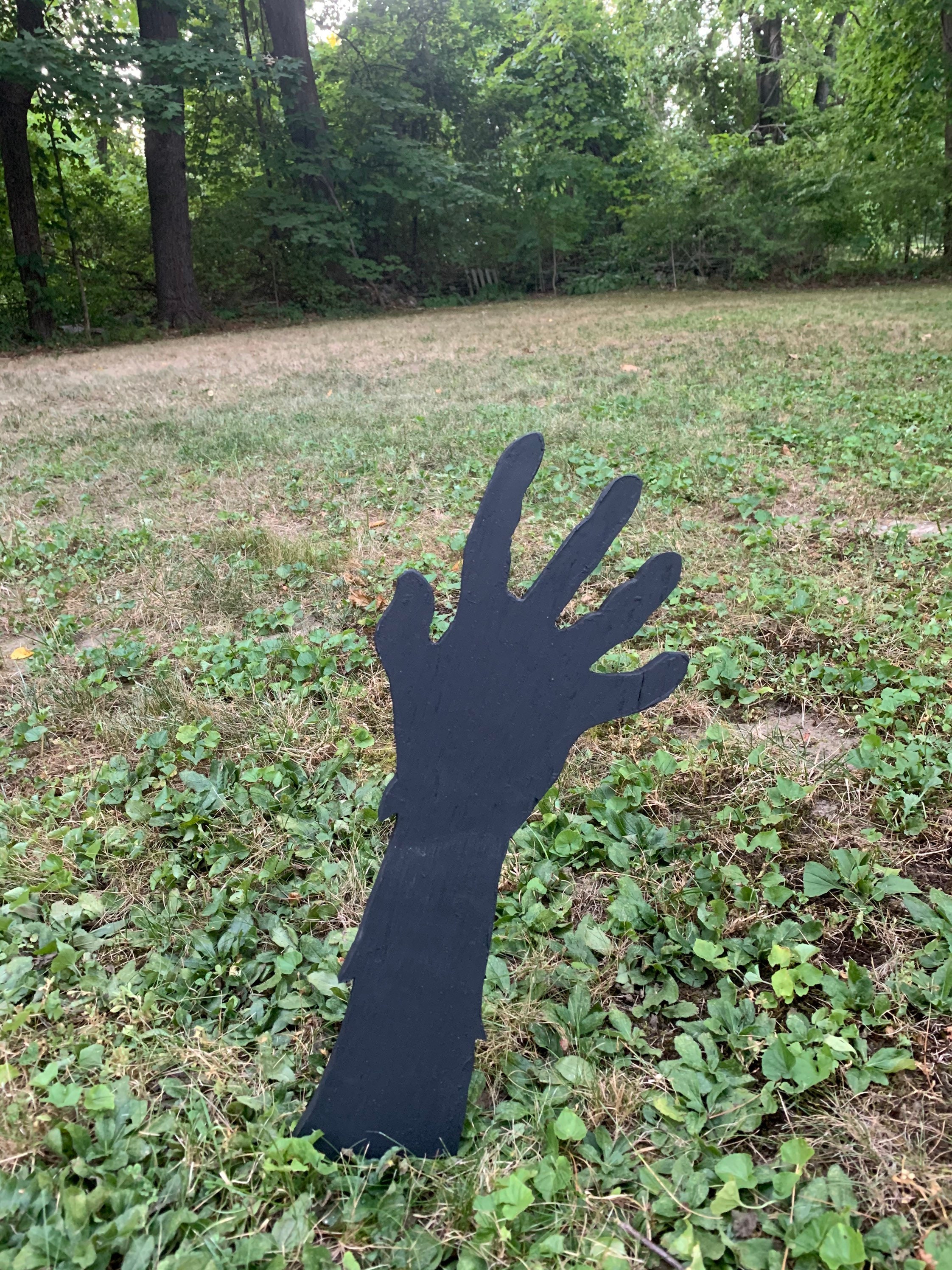 Wooden Halloween Zombie Hands Spooky Halloween Decor Lawn Etsy