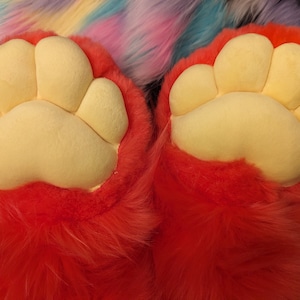 WittleStudios paw mittens / cute / movie minky / paws / furry / fursuit