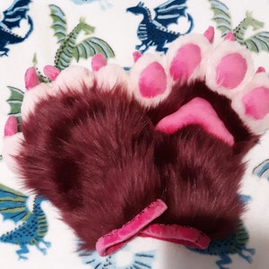 MTO / 4 fingered puffy paws / Kloofsuit pattern / Please read description