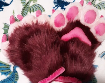MTO / 4 fingered puffy paws / Kloofsuit pattern / Please read description