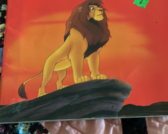 Disney The Lion King Kinderboek - 1994 - Disney Memorabilia - Klassieke Disneyboeken - Animatiefilmboeken