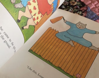 Louanne Pig in Making The Team door Nancy Carlson - Kinderboek - vintage kinderliteratuur - uitgeverij van papegaaiduikers