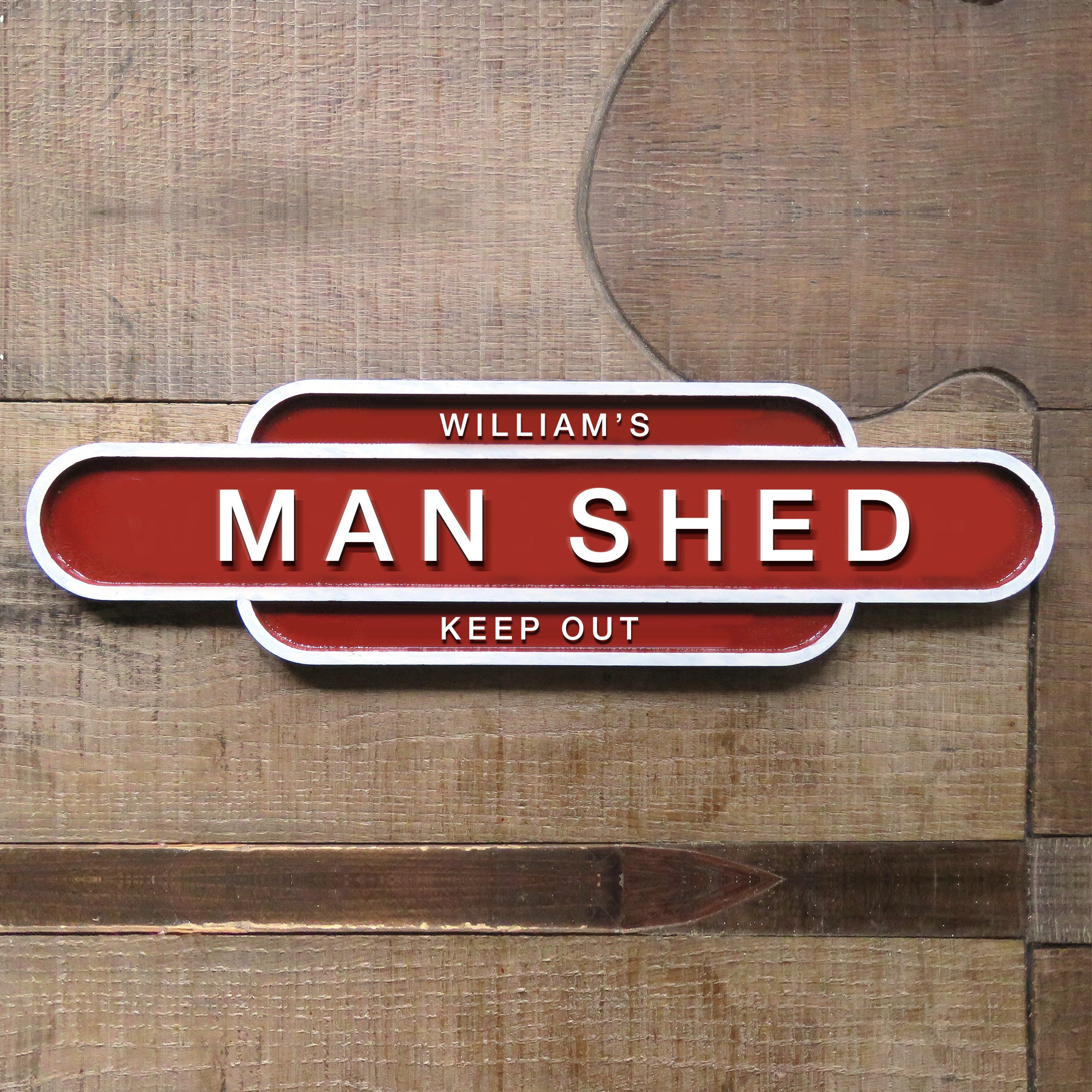 HOUSE SIGN train style sign for house office shed loo Etsy