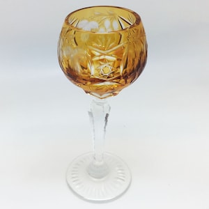 Nachtmann’s “Traube” Amber Cordial Glasses