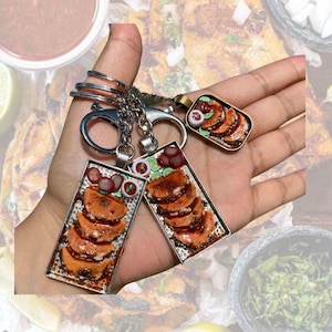 Birria tacos keychain