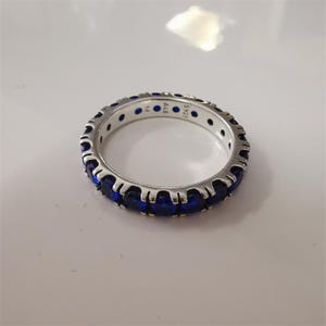 PANDORA S925 ALE SILVER  Sparkling Row Eternity Ring