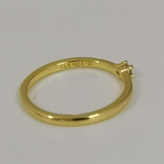 Pandora Era Gold Lab-grown Diamond Single Stone Ring New