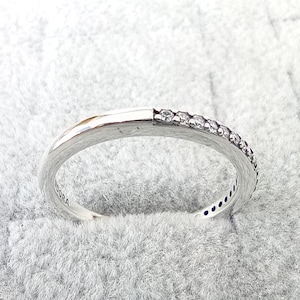 Pandora Sparkling Band Silver Ring
