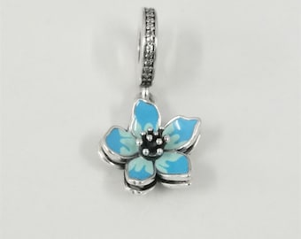 Pandora Blue Blossom dangle チャーム 正規品 Blue Blossom Dangle Charm | Sterling silver | Pandora US