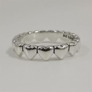 Pandora Row of Hearts Ring