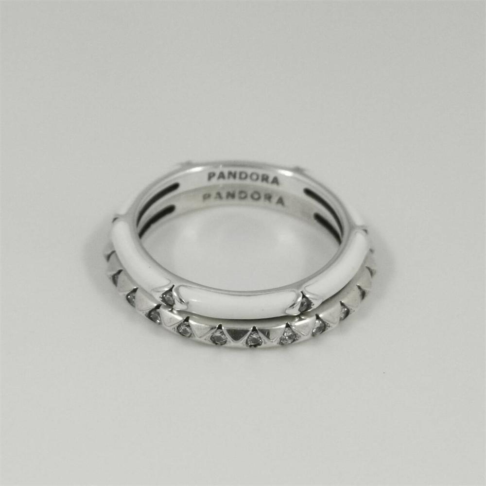 Pandora ME Pyramids Enamel Ring Set