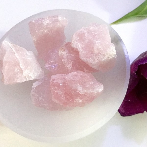 Raw Natural Rough Rose Quartz For Love And Friendship