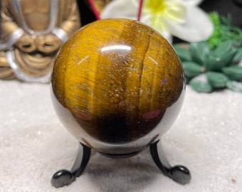 Tigers Eye Gemstone Sphere Crystal Shape 5-6cm