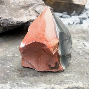 Polychrome Desert Jasper Point Half Polished Cut Base Tower Free Form Obelisk Protection Crystal