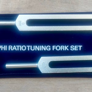 NEW Phi Ratio Tuning Fork Set (288 And 468 Hz)