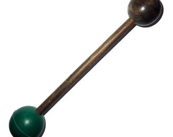 Double Ended Wooden and Rubber Mallet for Tuning Forks * Activator *