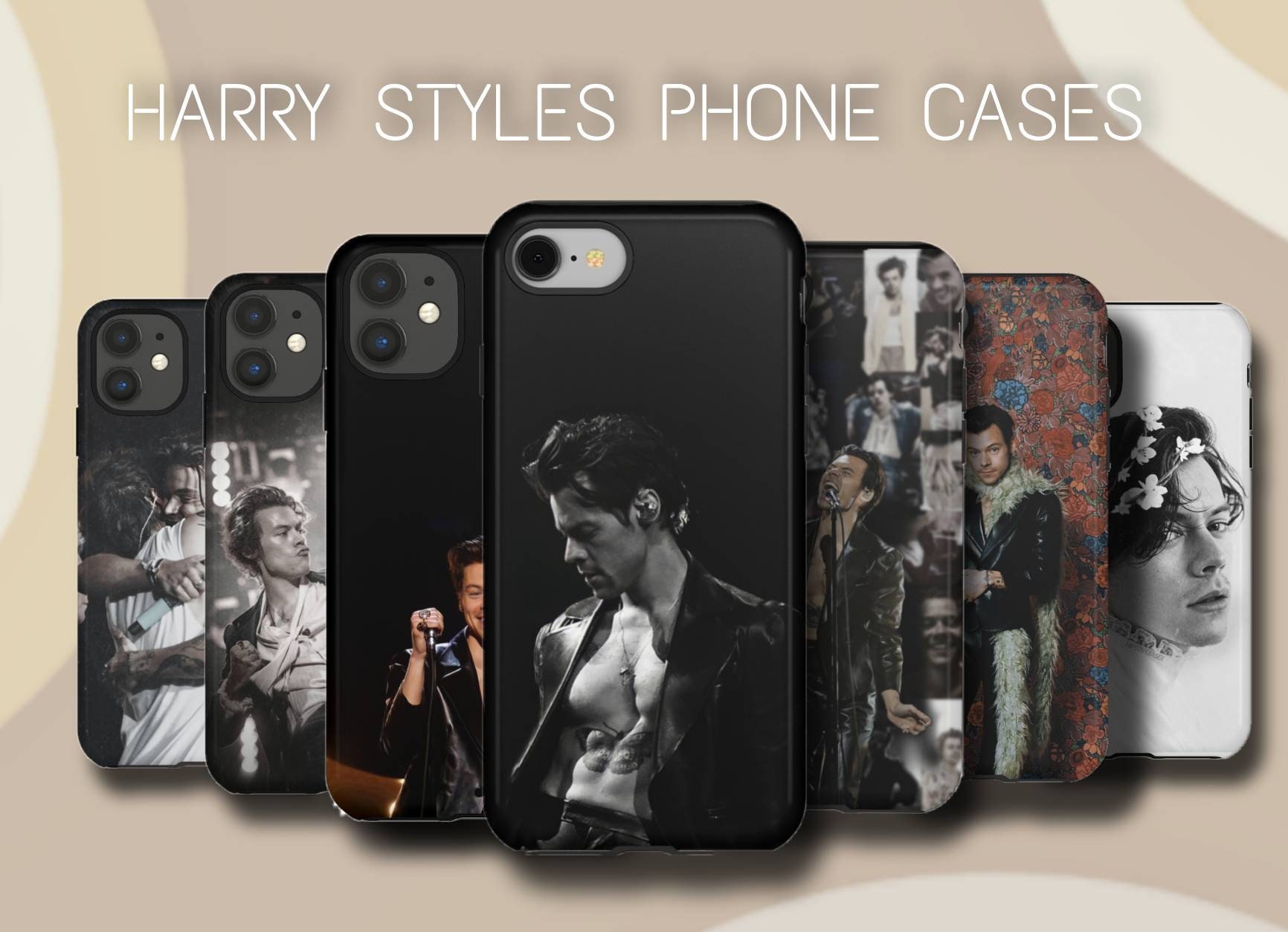 Harry Styles Aesthetic Phone Case, Harold Hazza Pictures Case for iPh…