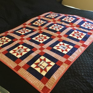 Patchwork Quilt for Boy Etsy Squared animal baby quilt 1