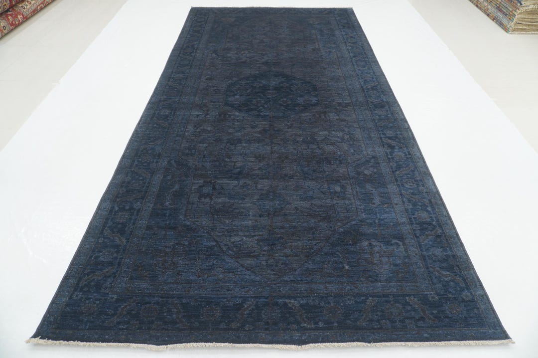 6x12 Rug 6x12 Lavender Gray Blue Overdyed Area Rug - Afghan Hand Knotted Wool ...