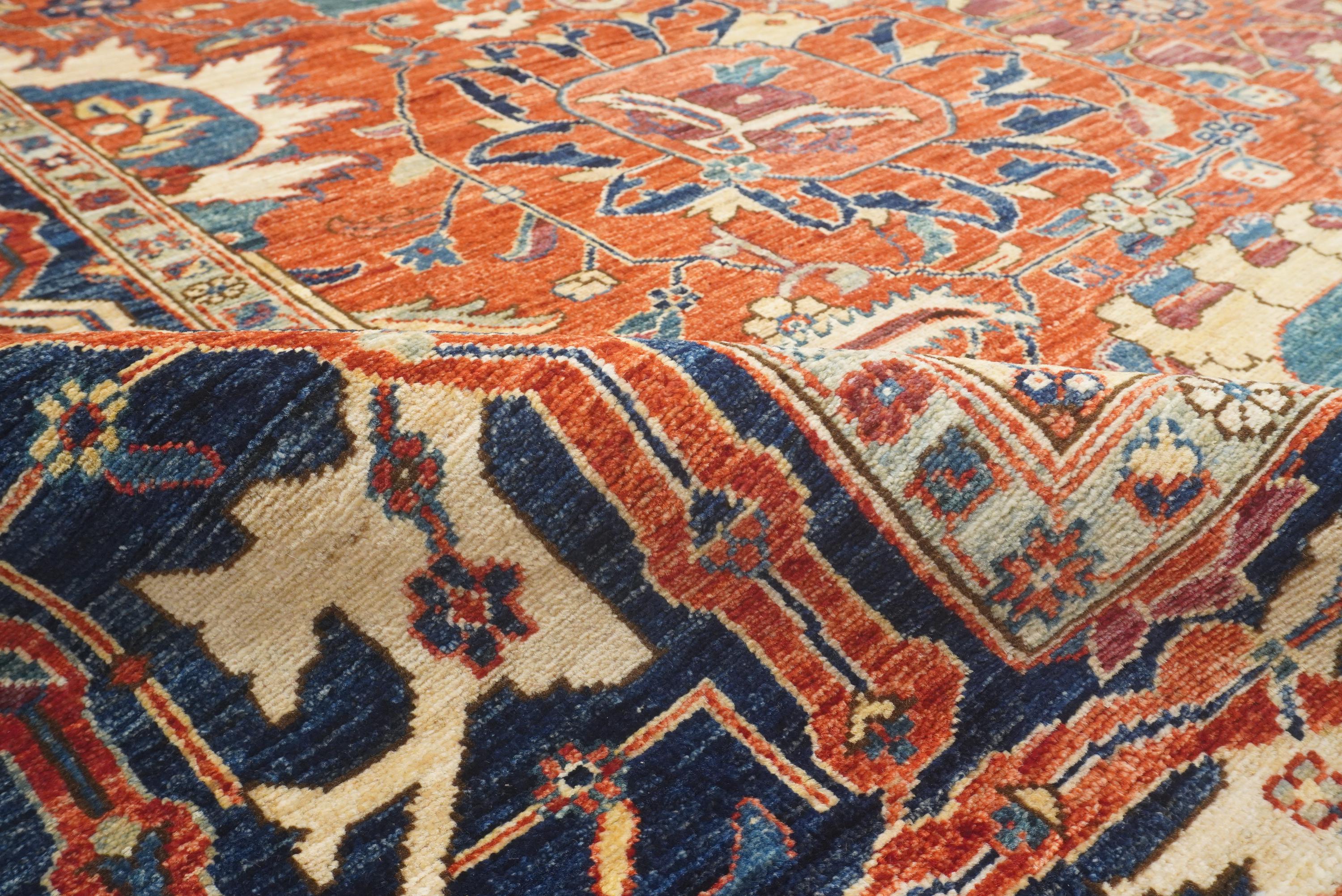 9x16 Red Afghan Rug: Bidjar Style Hand-knotted Wool Oriental Rug 9'1 ...
