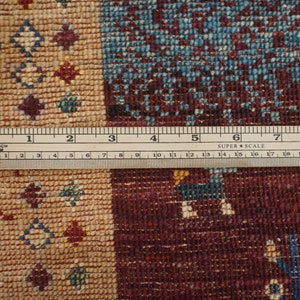 8x10 Tribal Gabbeh Area Rug Multicolor Afghan Nomadic Hand Knotted Veg ...